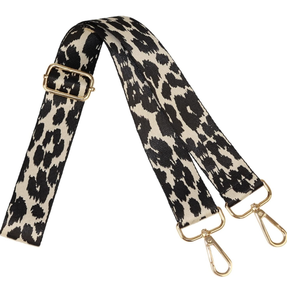 Leopard Print Adjustable Bag Strap